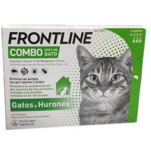 FRONTLINE COMBO GATOS - 3 PIPETAS 0.5 ML